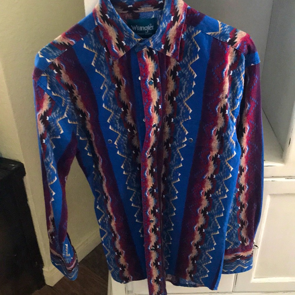 Wrangler Men’s Western Pearl Snap
